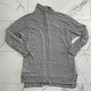 Gray Women's Turtleneck Sweater